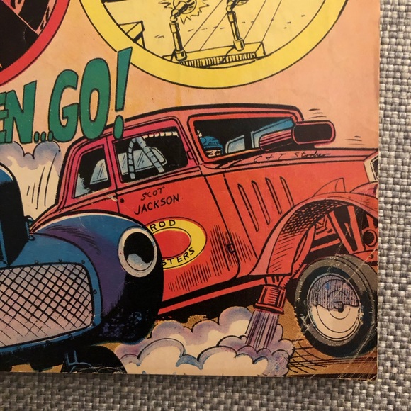RARE VINTAGE CHARLTON COMICS DRAG ‘N WHEELS NO. 32 JAN 1969 - Picture 4 of 16